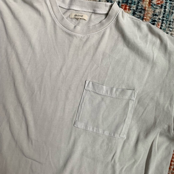 Madewell Garment-Dyed Oversized Pocket Tee - Picture 6 of 12